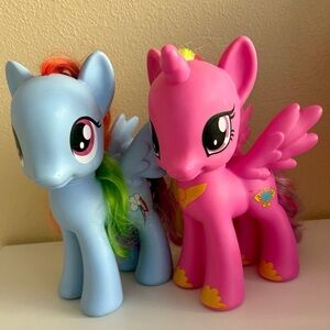 MLP My Little Pony Princess Cadance and Rainbow Dash brushables